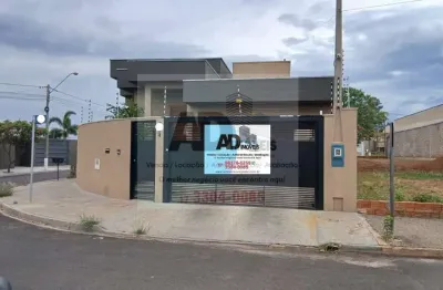 Casa para venda em mirassol, residencial regissol ii, 3 dormitórios, 1 suíte, 2 banheiros, 2 vagas