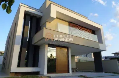 Sobrado com 4 suítes - 374m², condomínio alphaville 2
