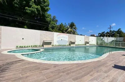 Apto 2 quartos (sendo 1 suíte) e área lazer completa - eusébio/ce