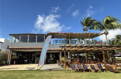 Lindo restaurante hura beach club  à beira mar da  ilha do farol , itarema no paraíso do kite surf