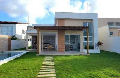Casa moderna 3 quartos 2 suítes piscina quiosque gourmet varanda à venda barra do jacuípe!
