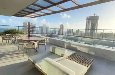 Apartamento quarto  banheiro  garagem piscina academia rooftop novo na barra!