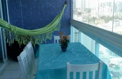 Apartamento vista mar quarto sala varanda área de serviço garagem à venda na barra!