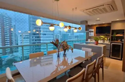Apartamento 4 suítes varanda lavabo piscina academia 3 garagem à venda morro ipiranga