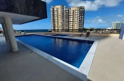 Apartamento quarto sala nascente total andar alto piscina garagem à venda no rio vermelho!