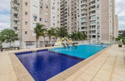 Ao lado da arena do gremio apartamento com 2 dormitórios mobiiado à venda, por r$ 307.400 - humaitá - porto alegre/rs