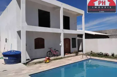 Baixou.. linda casa com piscina a venda no condomínio sol caliente