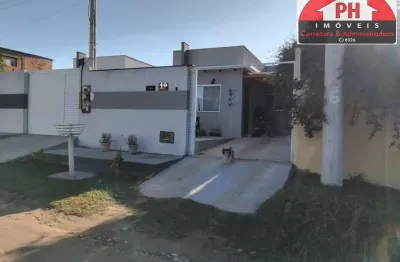 Linda casa linear recém construída com 3 quartos ( 1 suíte)