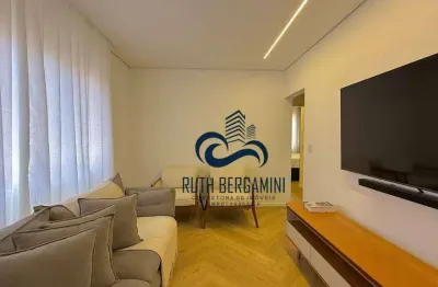 Apartamento reformado à venda na praia das astúrias - guarujá - sp