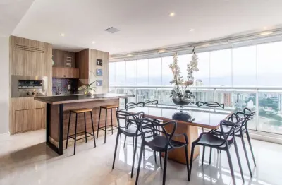 Apartamento alto padrão 172 m² - tatuapé - totalmente mobiliado