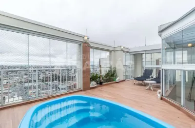 Cobertura penthouse linear mobiliada no coração do tatuapé