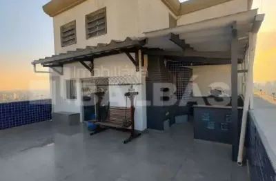 Cobertura - 160 m² - 2 dorms. (1 suíte) , quintal gourmet - 2 vagas