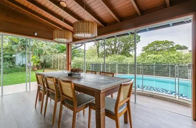 Casa em condomínio fechado com 4 quartos à venda na rua capitão romualdo de barros, 705, carvoeira, florianópolis, 400 m2 por r$ 4.380.000