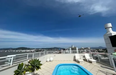 Cobertura com 4 quartos à venda na rua doutor heitor blum, 214, estreito, florianópolis, 348 m2 por r$ 2.800.000