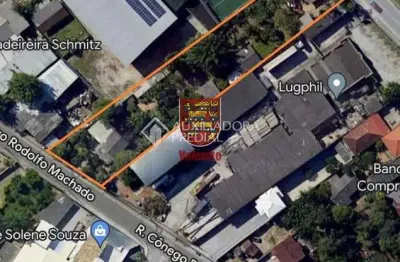 Terreno à venda na rua cônego rodolfo machado, 1587, rio caveiras, biguaçu, 2698 m2 por r$ 3.500.000