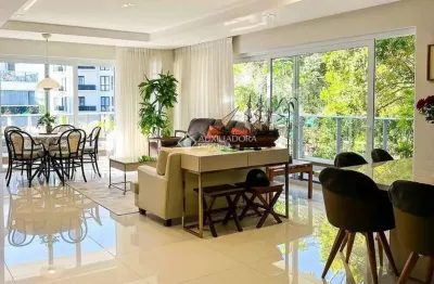 Apartamento com 3 quartos à venda na rua das piraúnas, 1540, jurerê internacional, florianópolis, 184 m2 por r$ 3.650.000