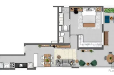 Apartamento com 1 quarto para alugar na rua padre carvalho, 730, pinheiros, são paulo, 85 m2 por r$ 7.294