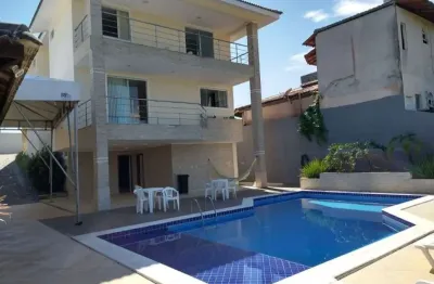 Casa com 6 dormitórios, 595 m² - venda por r$ 1.950.000,00 ou aluguel por r$ 15.000,02 - vilas do atlântico - lauro de freitas/ba