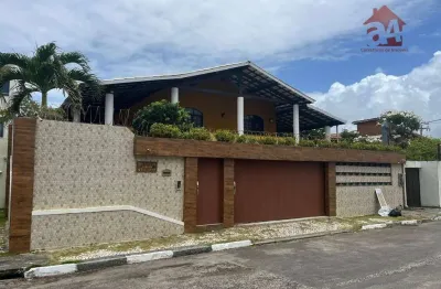 Casa com 3 dormitórios à venda, 255 m² por r$ 1.500.000,00 - pouso alegre buraquinho - lauro de freitas/ba