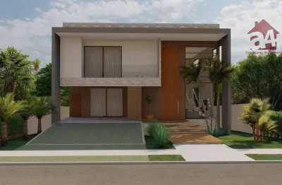 Casa com 3 dormitórios à venda, 351 m² por r$ 2.130.000,00 - alphaville litoral norte 3 - camaçari/ba