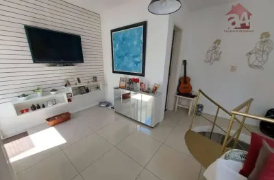 Cobertura com 3 dormitórios à venda, 96 m² por r$ 215.000,00 - caji - lauro de freitas/ba