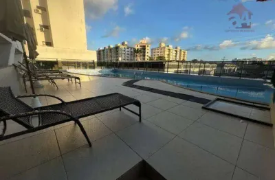 Apartamento com 2 dormitórios para alugar, 57 m² por r$ 2.200,00/mês - centro - lauro de freitas/ba