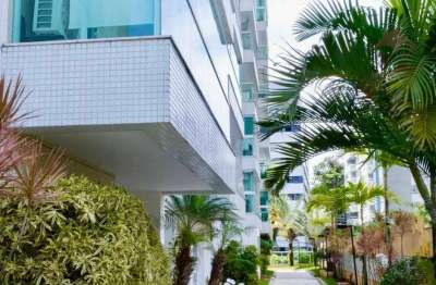 Apartamento mobiliado com 2 dormitórios para alugar, 85 m² - alphaville i - salvador/ba