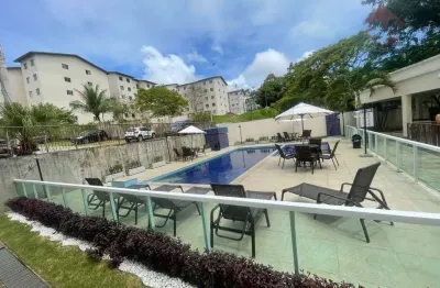 Apartamento semi-mobiliado com 2 dormitórios à venda, 41 m² - vida nova - lauro de freitas/ba