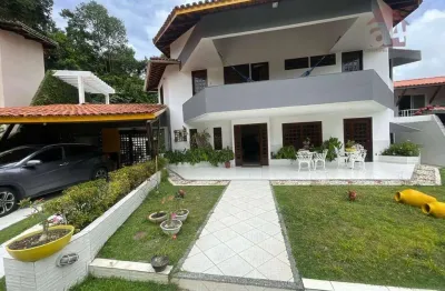 Casa, semi-mobiliada, com 5 dormitórios para alugar, 940 m² - pitangueiras - lauro de freitas/ba
