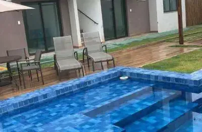 Village com 2 dormitórios para alugar, 61 m² por R$ 3.000,00/mês - Estrada Do Coco - Lauro de Freitas/BA