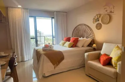 Studio Andar Alto com Vista Mar na Pedra do Sal Mobiliado Infraestrutura Completa