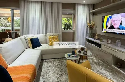 Apartamento com 3 dormitórios à venda, 168 m² por r$ 2.500.000,00 - jardim santa mena - guarulhos/sp