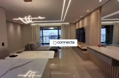 Apartamento mobiliado com 88m² com 02 suítes, varanda gourmet, 01 vaga de garagem no macedo, guarulhos/sp