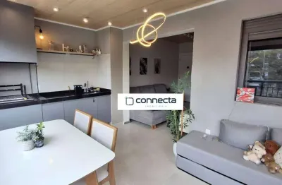 Venda de apartamento mobiliado com 57m², 02 dormitórios, 01 suíte, varanda gourmet, 01 vaga de garagem, lazer completo no macedo, guarulhos/sp