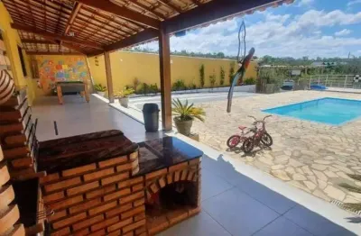 Sítio no cond. recanto da serra - 8 quartos, 4 suítes + chalé