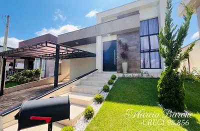 Linda casa á venda no condomínio terras de atibaia i pronta para morar !!!