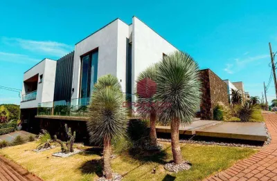 Sobrado com 5 suítes à venda, 419 m² por r$ 4.500.000 - chácaras aeroporto - maringá/pr