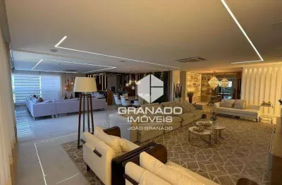 Apartamento altíssimo padrão mobiliado, equipado e decorado com 4 suítes, lado pq. do ingá, 4 vagas- vila bosque - maringá/pr