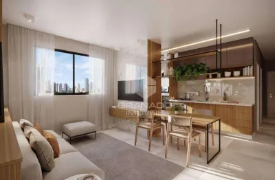 Apartamento com 2 dormitórios à venda, 58 m² - zona 07 - maringá/pr