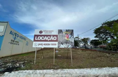 Terreno comercial – 1.070 m² – avenida morangueira | locação opção com bts – jardim alvorada, maringá/pr