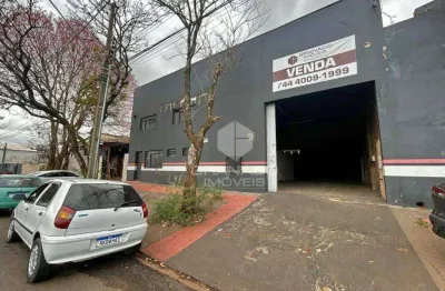 Barracão, 402 m² - venda por r$ 1.500.000,00 ou aluguel por r$ 7.500,00/mês - jd paulista - maringá/pr