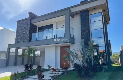 Casa em condomínio fechado com 4 quartos à venda no são joão do rio vermelho, florianópolis  por r$ 1.899.000