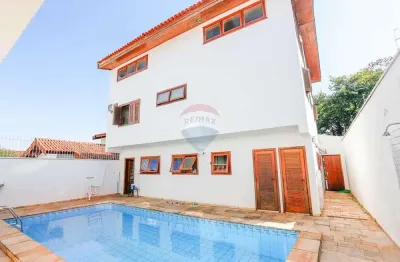 Sobrado à venda na pista de caminhada de sorocaba.  parque campolim  480m², piscina e 5 quartos, 04 suítes, parque campolim - sorocaba