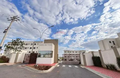 Apartamento à venda com 2 quartos no residencial lago de tune no jardim guaruja,  zona oeste sorocaba-sp