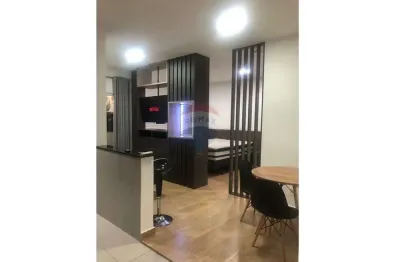Apartamento studio para locação 44m² mobiliado no condomínio red para locação -jardim américa -sorocaba sp