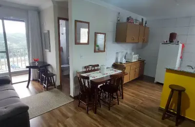 Apartamento com 64 m², 2 dormitórios, 1 suíte, próximo da estação guapituba.