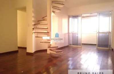 Cobertura duplex nascente com 3 quartos, piscina e 3 vagas de garagem no caminho das árvores.