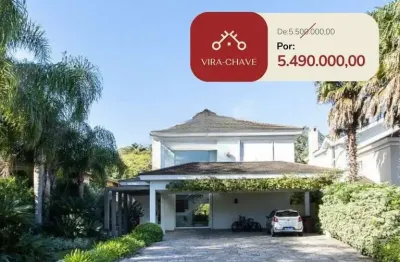 Casa no condomínio las rocas, vista para o guaíba, com 5 suítes