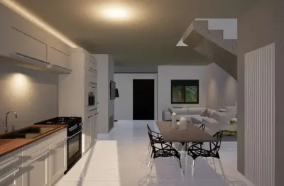 Casa em condomínio à venda, bairro campo novo,  3 quartos (1 suite),  3 banheiro