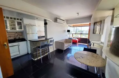 Apartamento com 1 dormitório SEMI MOBILIADO à venda, 49 m² por R$ 450.000 - Boa